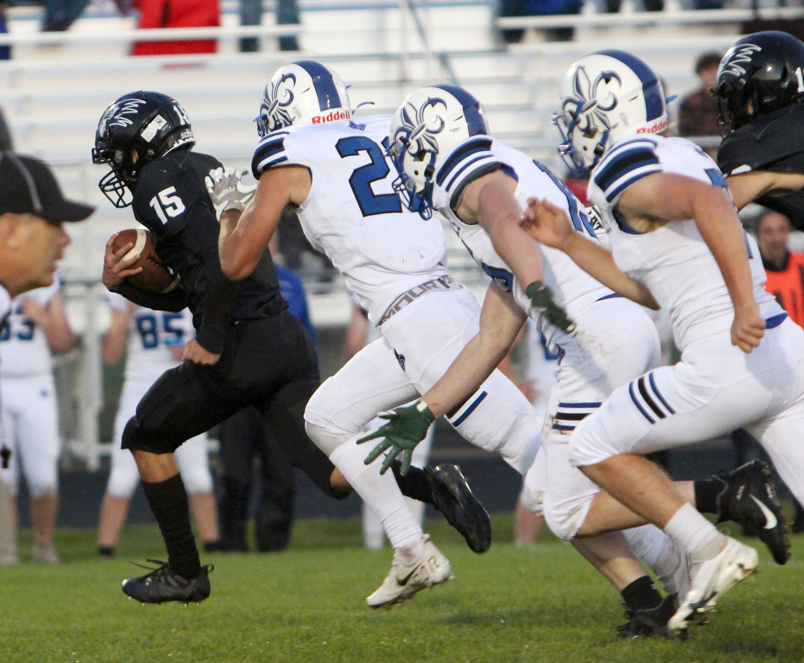 Saint Croix Falls at Bloomer football 9-24-21